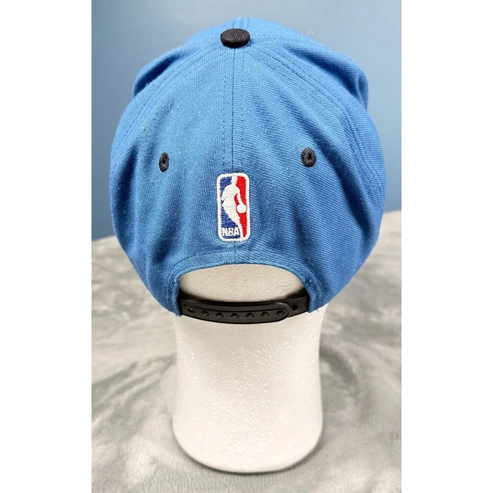 Minnesota Timberwolves Snapback Hat Adidas Blue Black Wolf Logo NBA